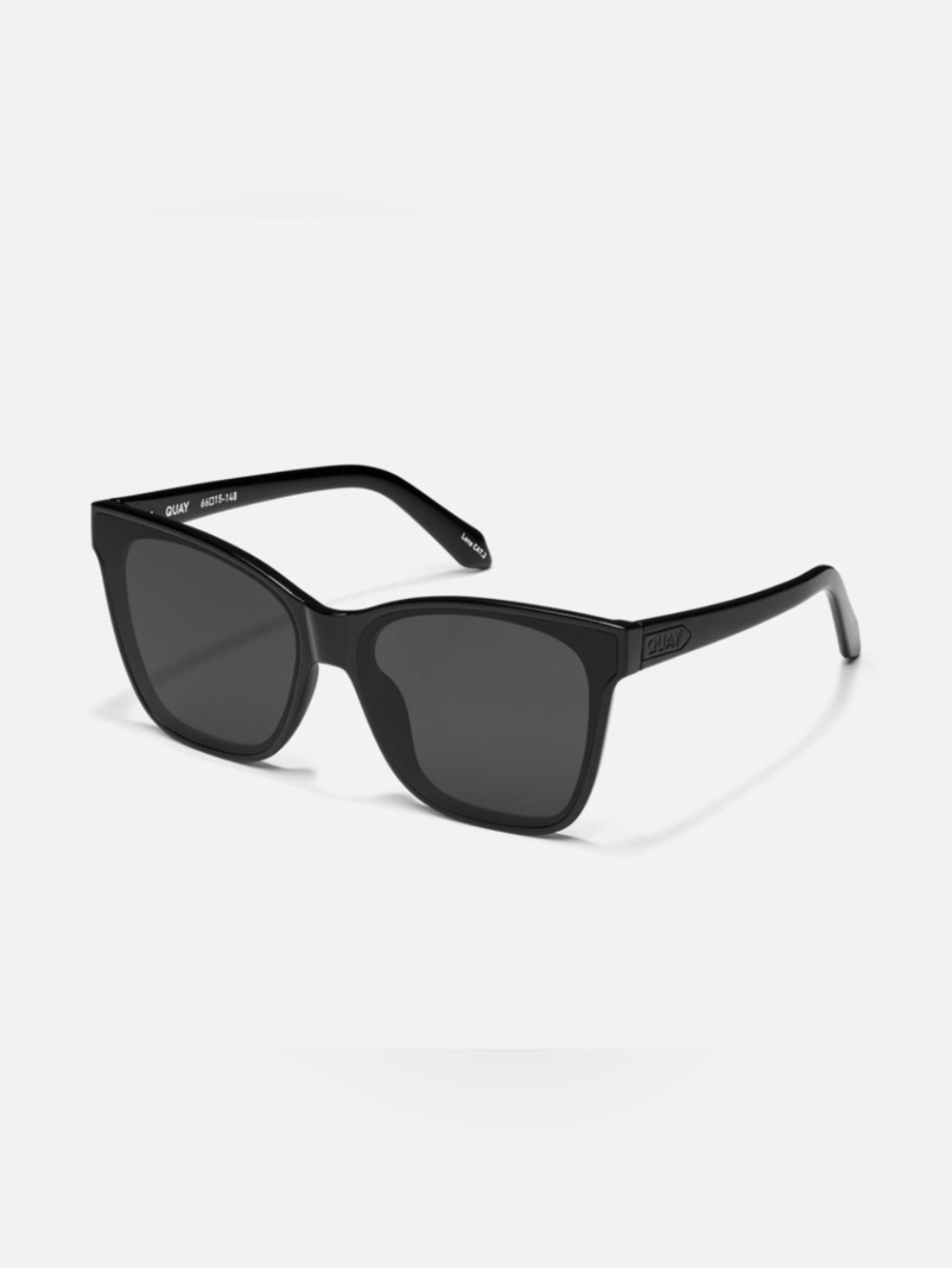 Quay Australia Black Square Sunglasses for Women